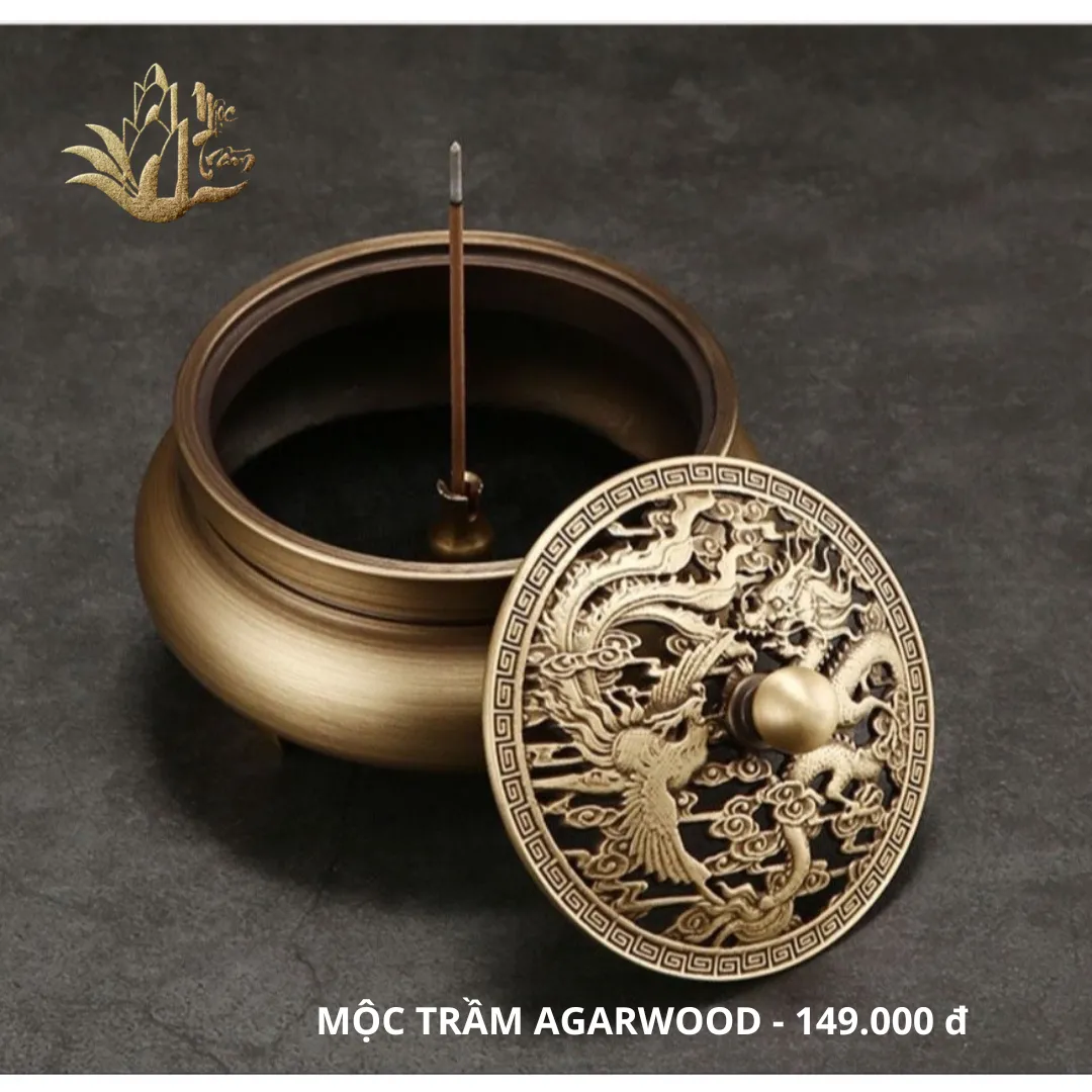 Mini Brass Alloy Incense Burner – 3-Leg Agarwood &amp; Oud Censer (7.8 × 7 cm)